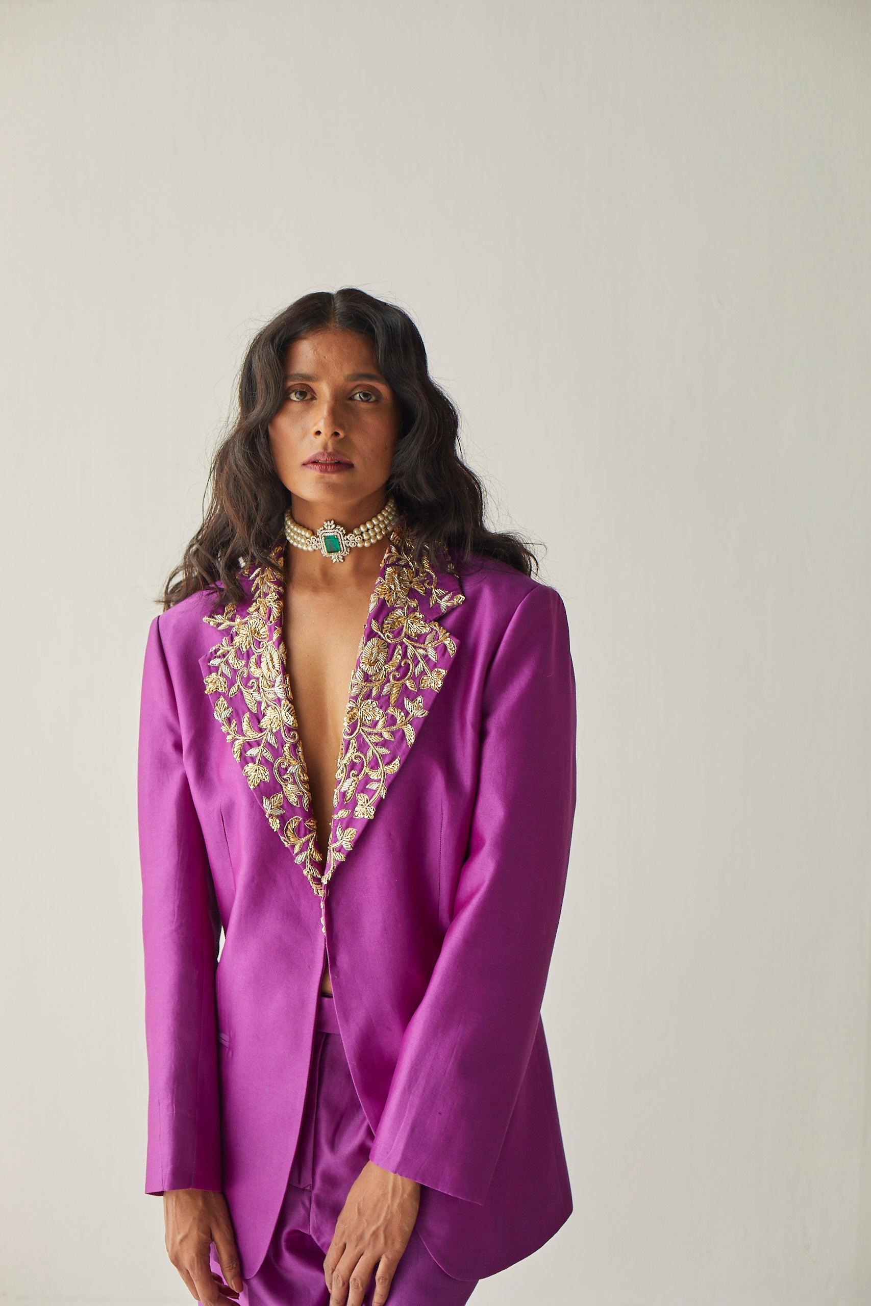 BLAZER PANT SET - Esha Arora