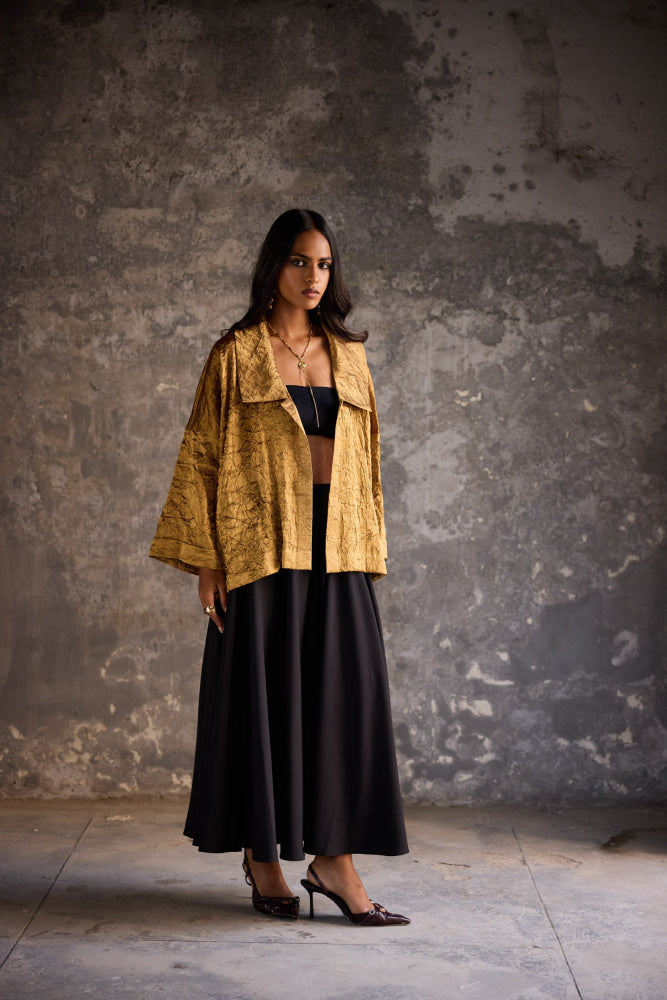 Brass Jacket Skirt Set - Clothing