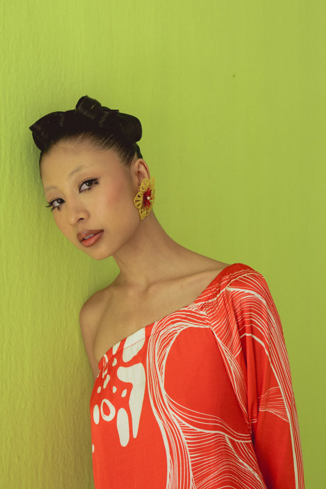 BRIGHT RED DRESS - XS - DRESS