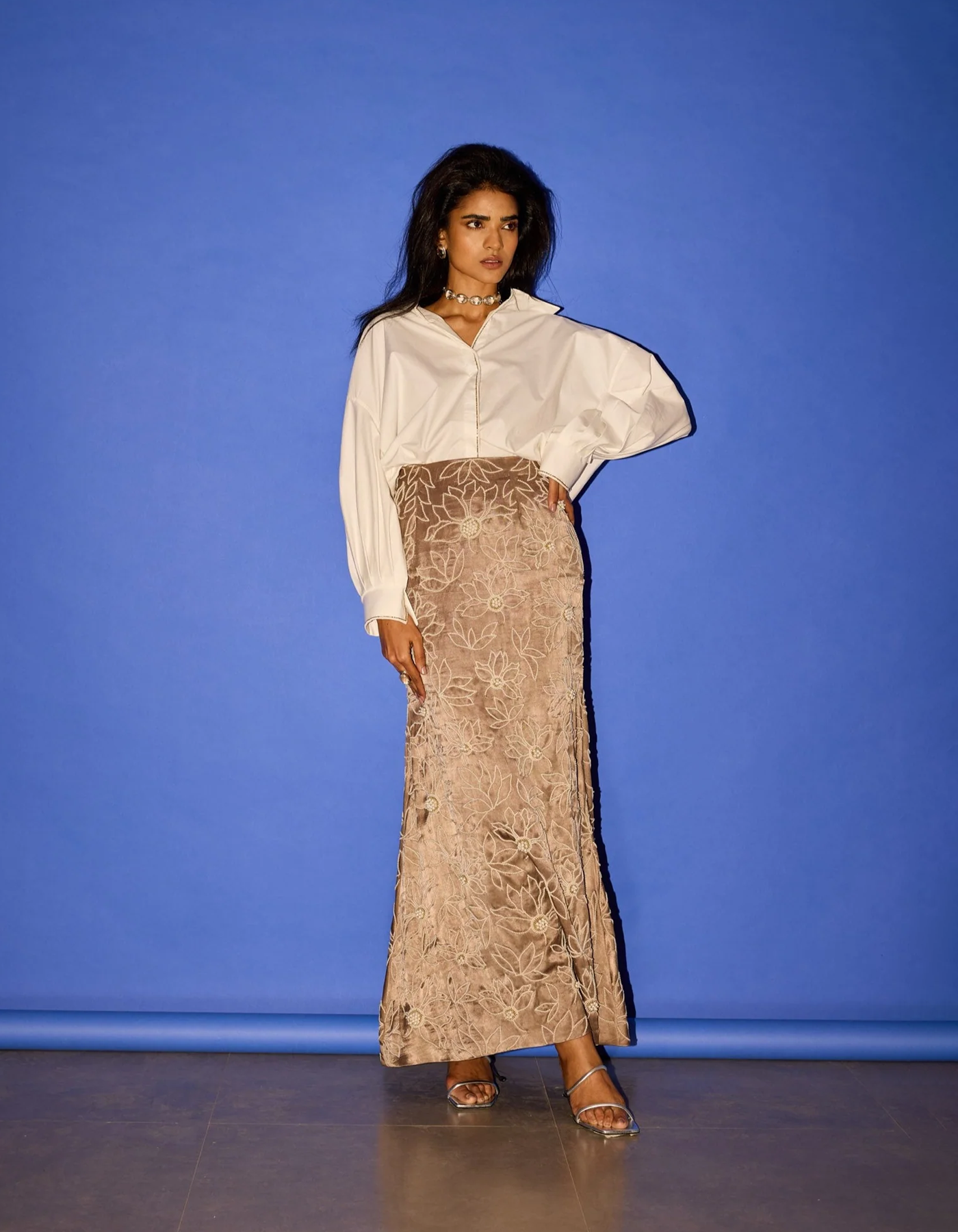 Brown Heavy Skirt - Skirt