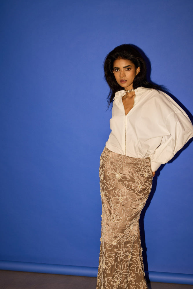 Brown Heavy Skirt - XS / Complete set - Skirt