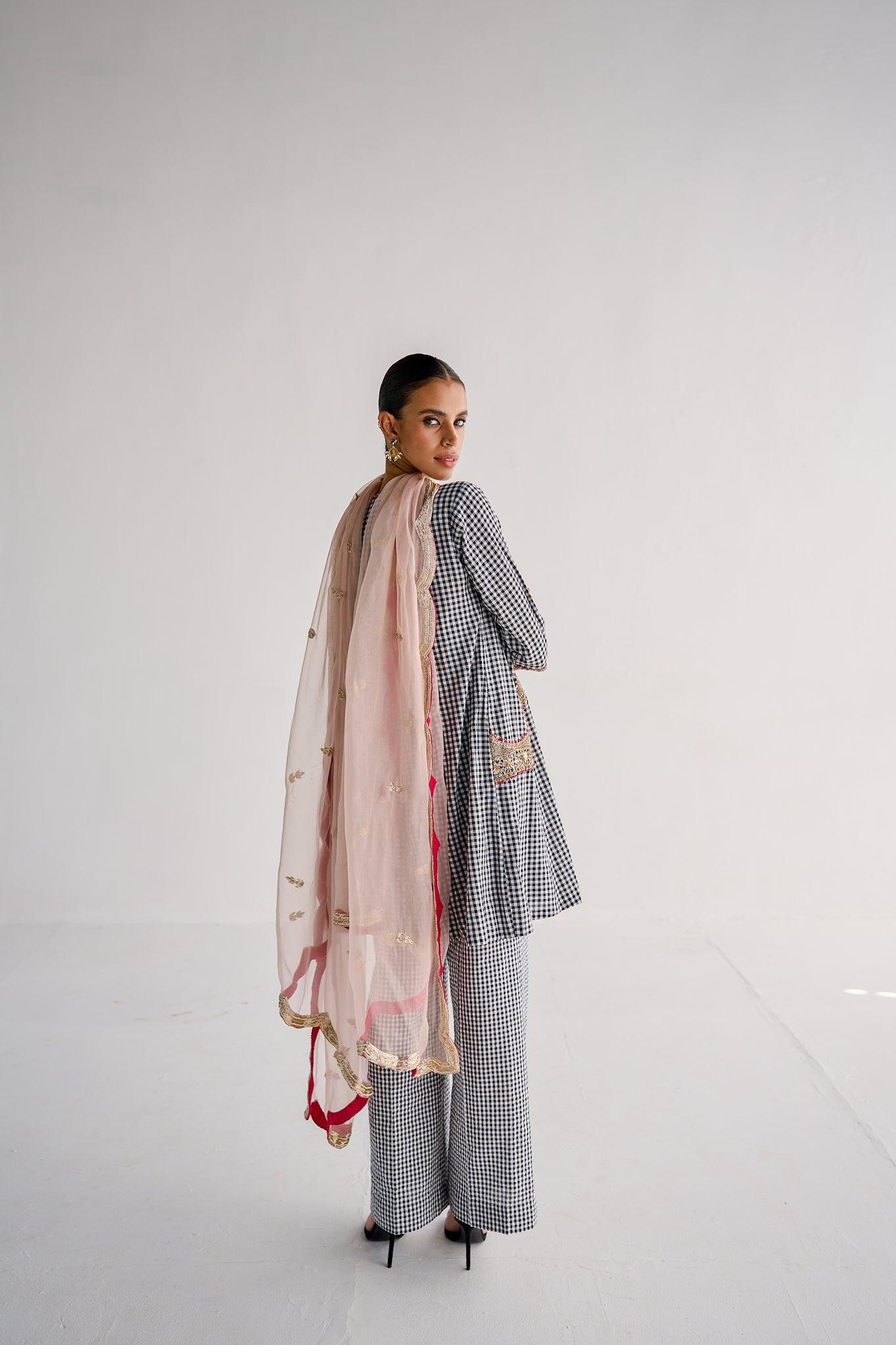 CHECK ANARKALI SET - Esha Arora