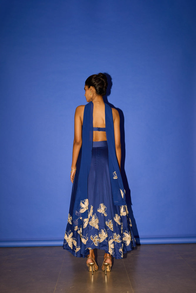 Crop top with Lehenga Skirt - Lehenga Set