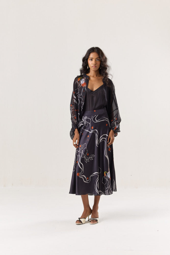 Dusk Wing Skirt Set - Skirt set