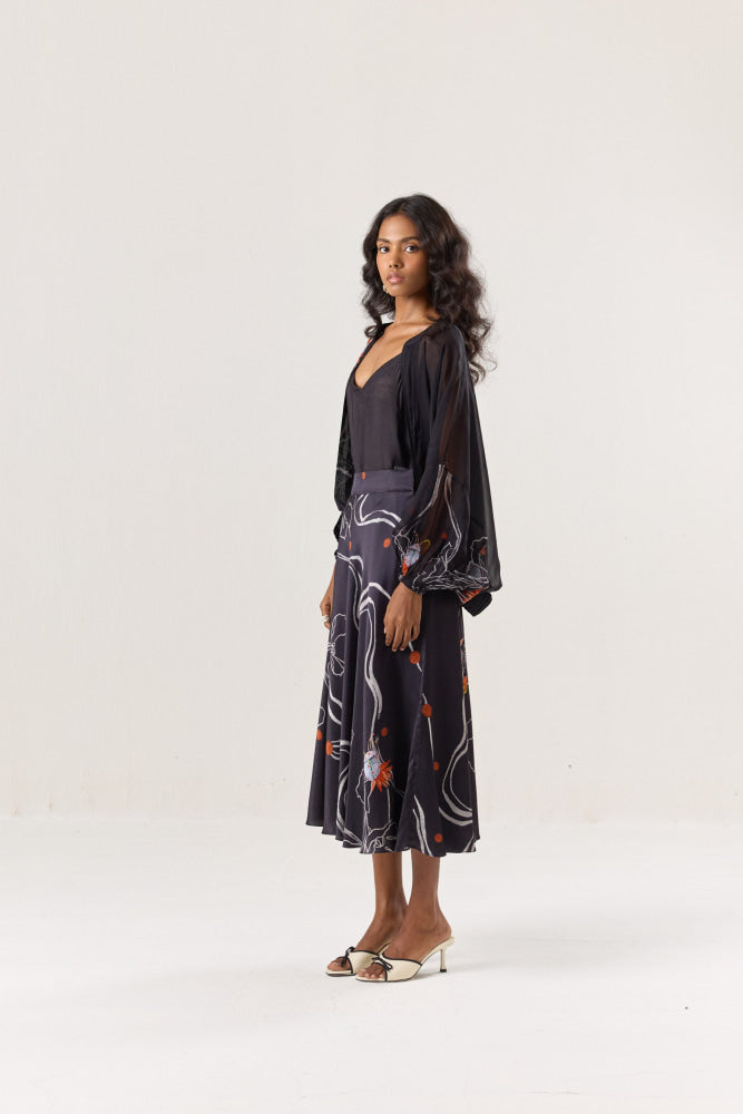 Dusk Wing Skirt Set - Skirt set