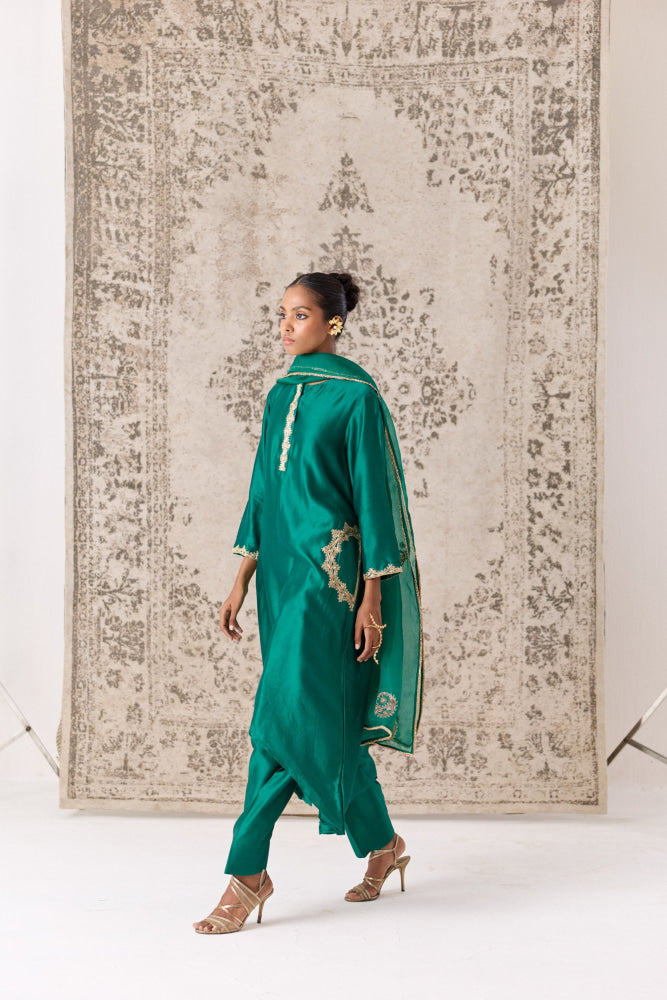 Emeraldine Kurta Set - kurta set