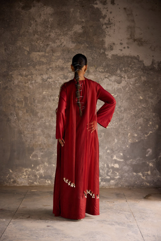 Garnet Kaftan Dress - Clothing