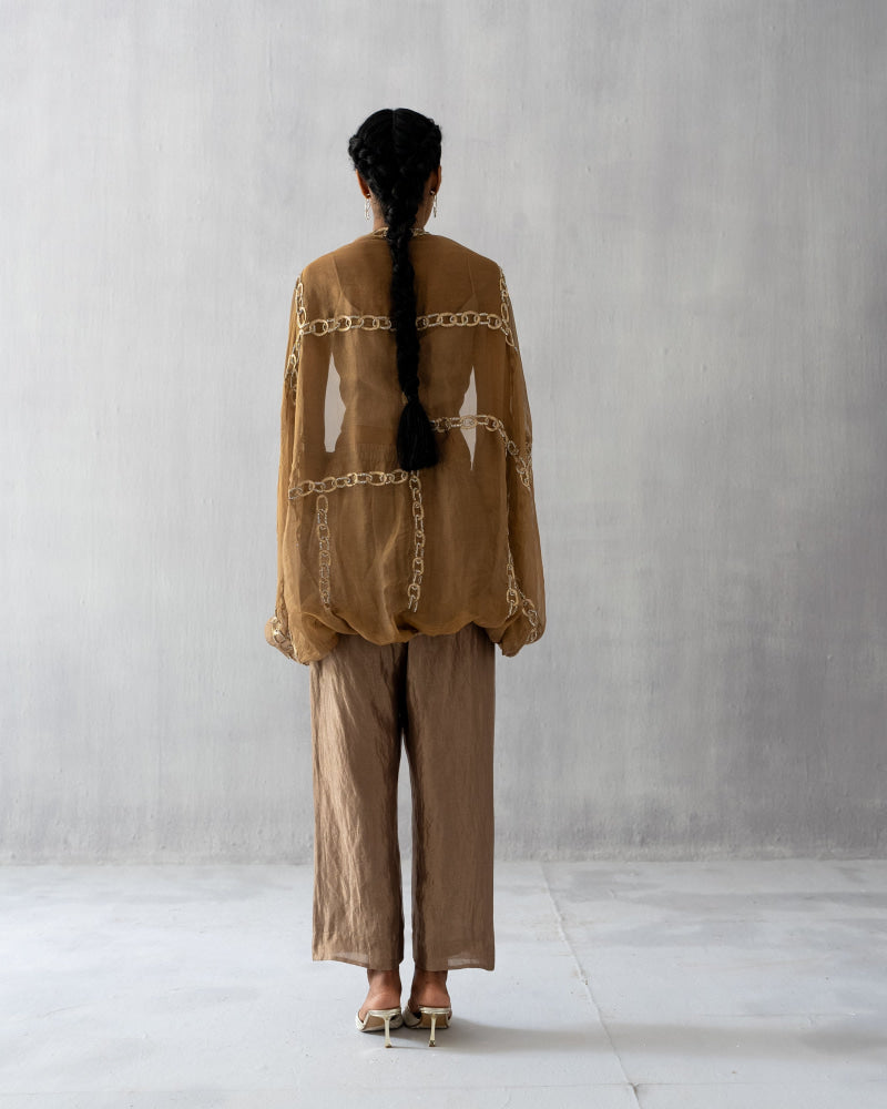 Gold Cape Set - Suit