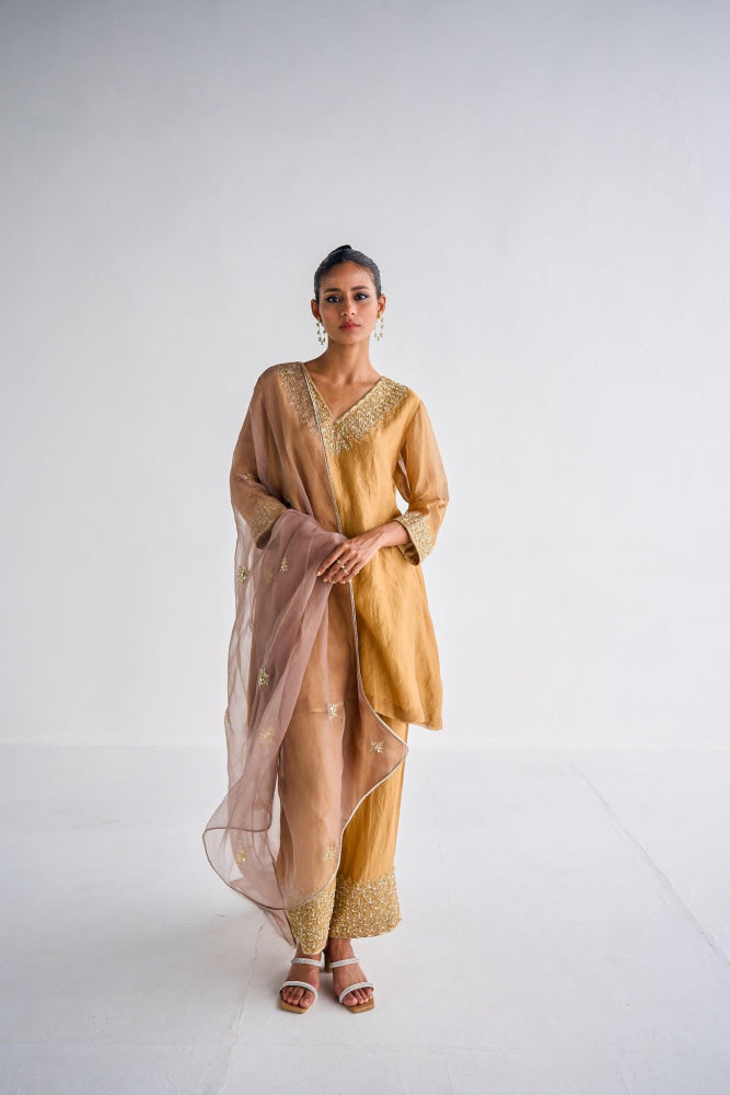 GOLD SUIT - Esha Arora