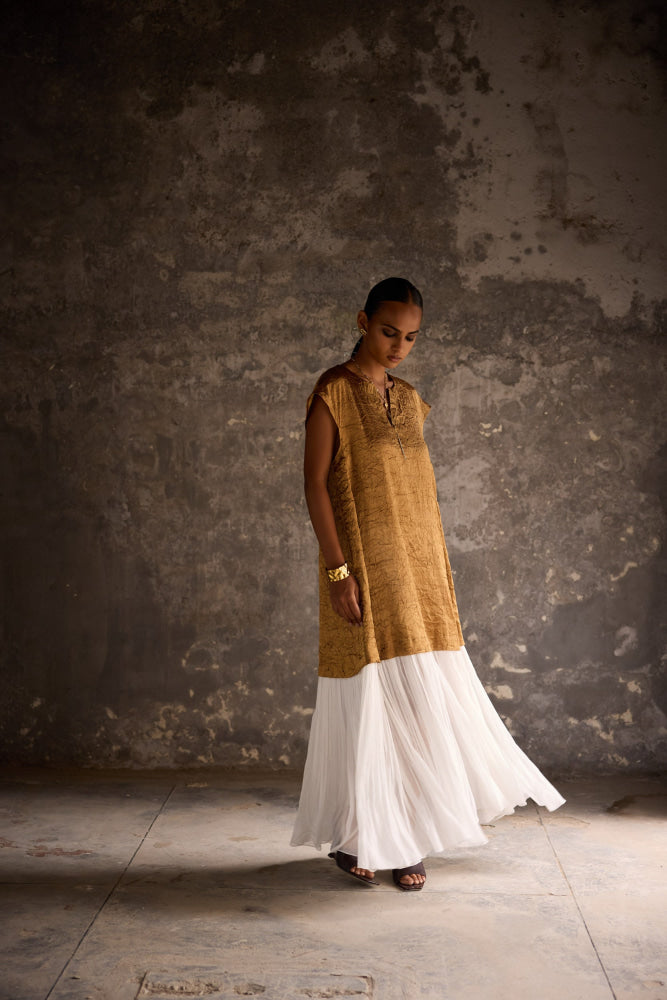 Golden Mica Dress - XS - kaftan