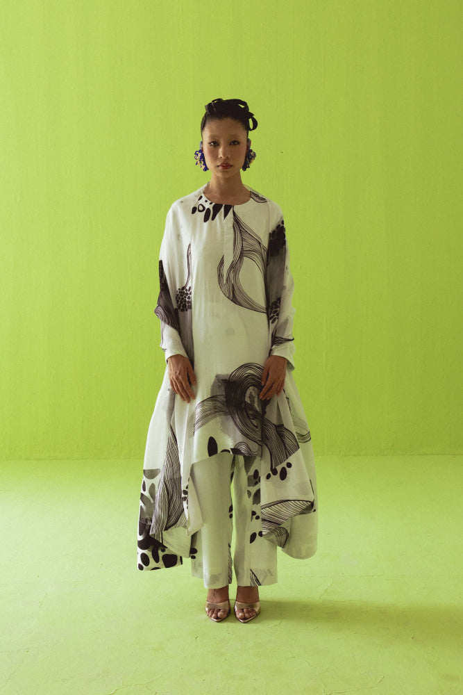GREY KURTA SET - kurta set