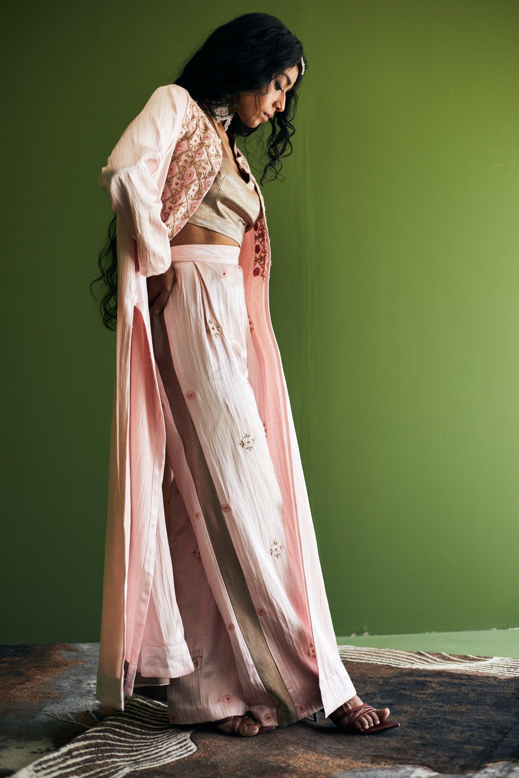 LONG JACKET PANTS SET - Esha Arora
