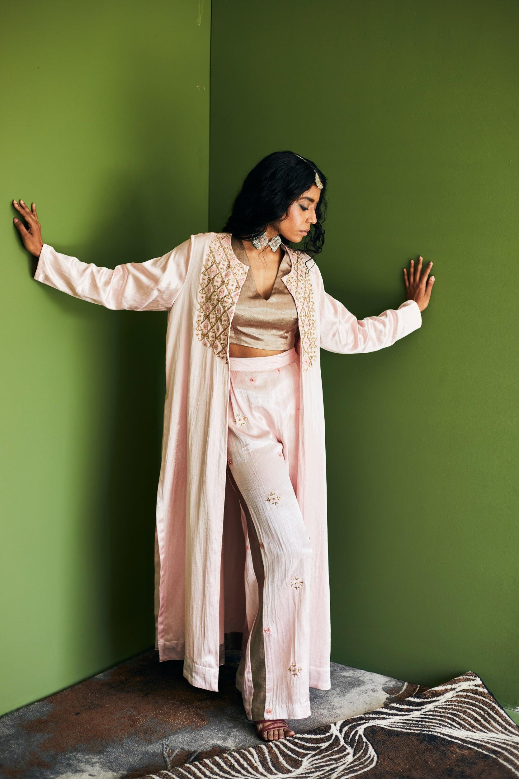 LONG JACKET PANTS SET - Esha Arora