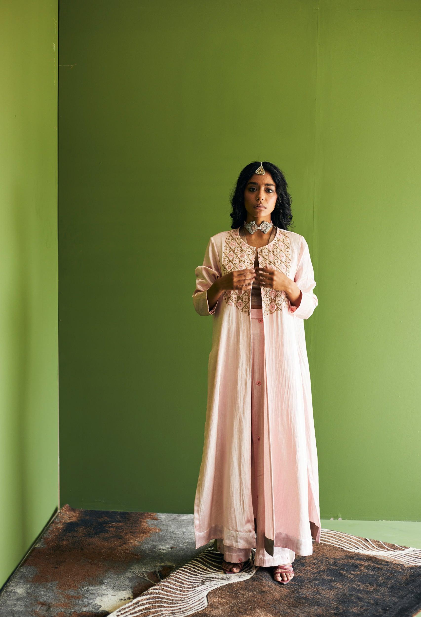 LONG JACKET PANTS SET - Esha Arora