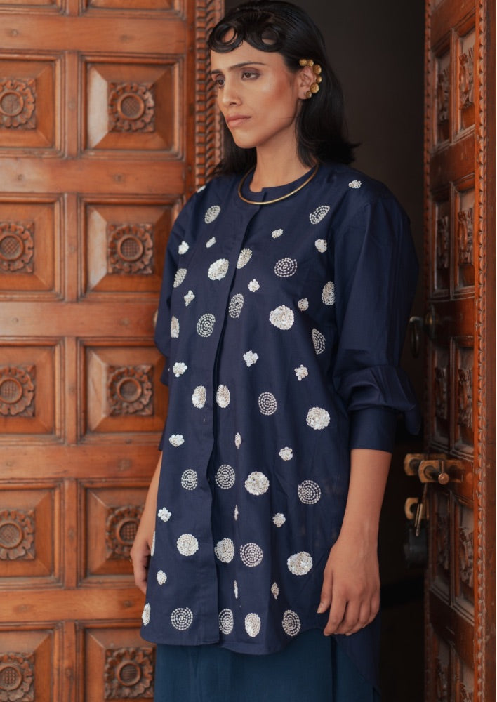 Navy Blue Full Work Shirt - Shirt