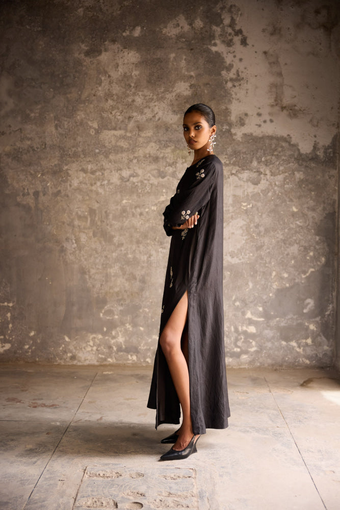 Onyx Kaftan Dress - kaftan