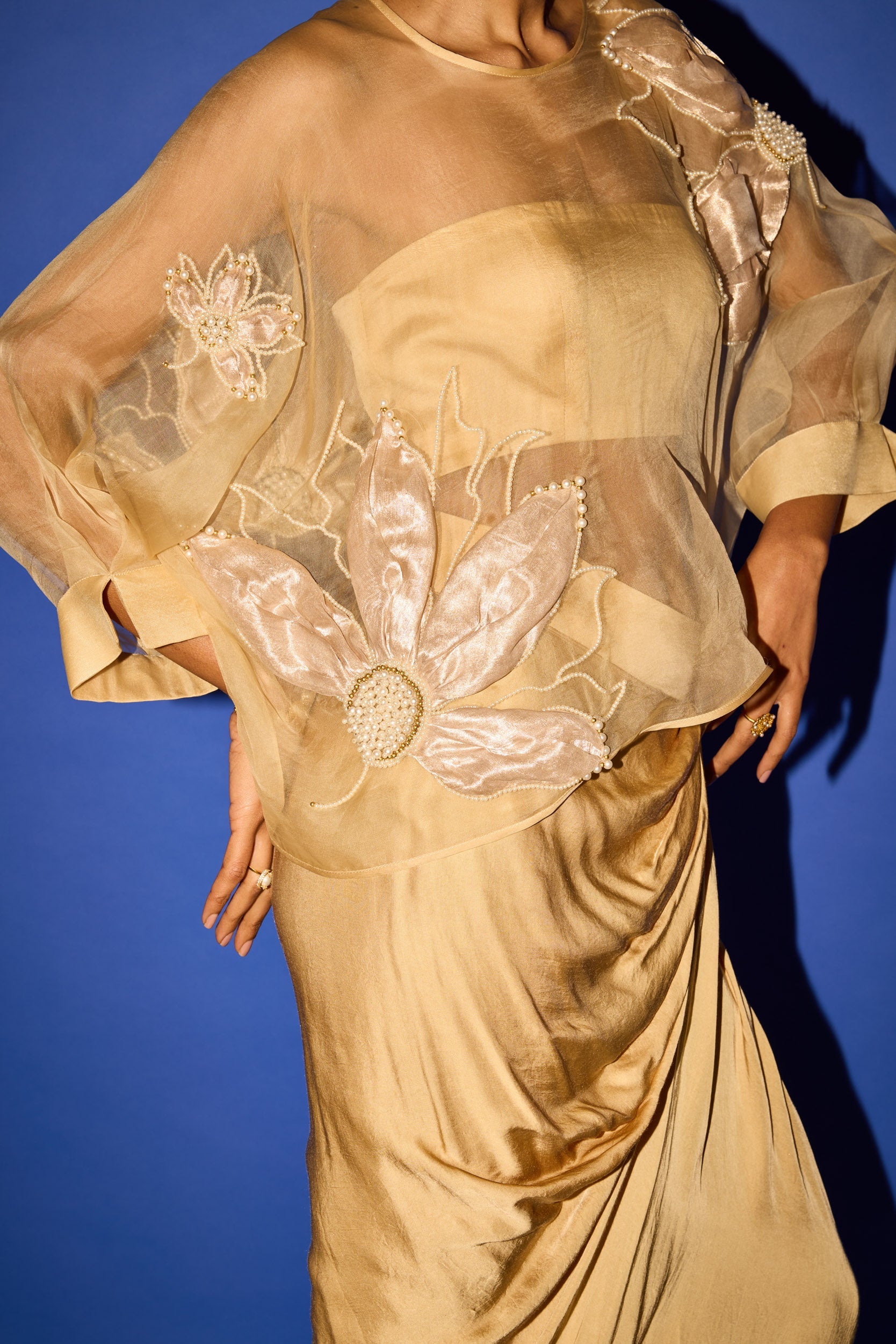 Organza Kaftan Set - kaftan