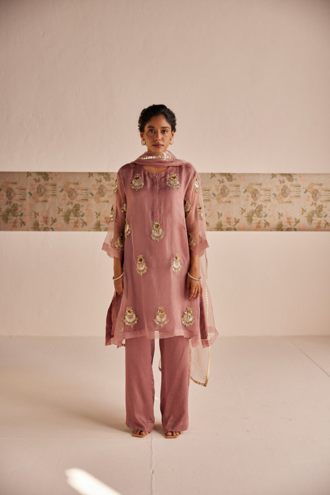 Pale Mauve Suit - Suit