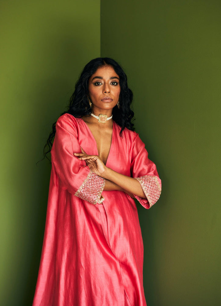 PEACH JACKET PANT - Esha Arora