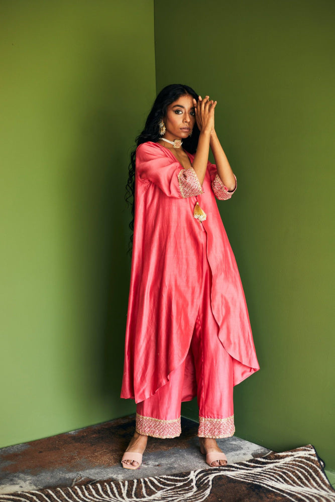 PEACH JACKET PANT - Esha Arora