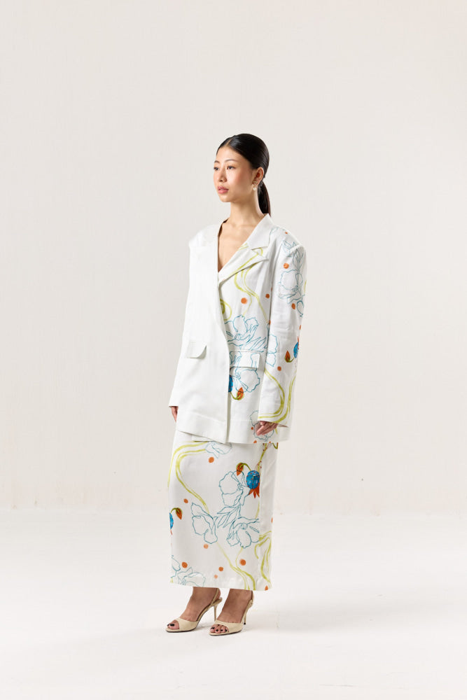 Pearl Wing Blazer Set - blazer set