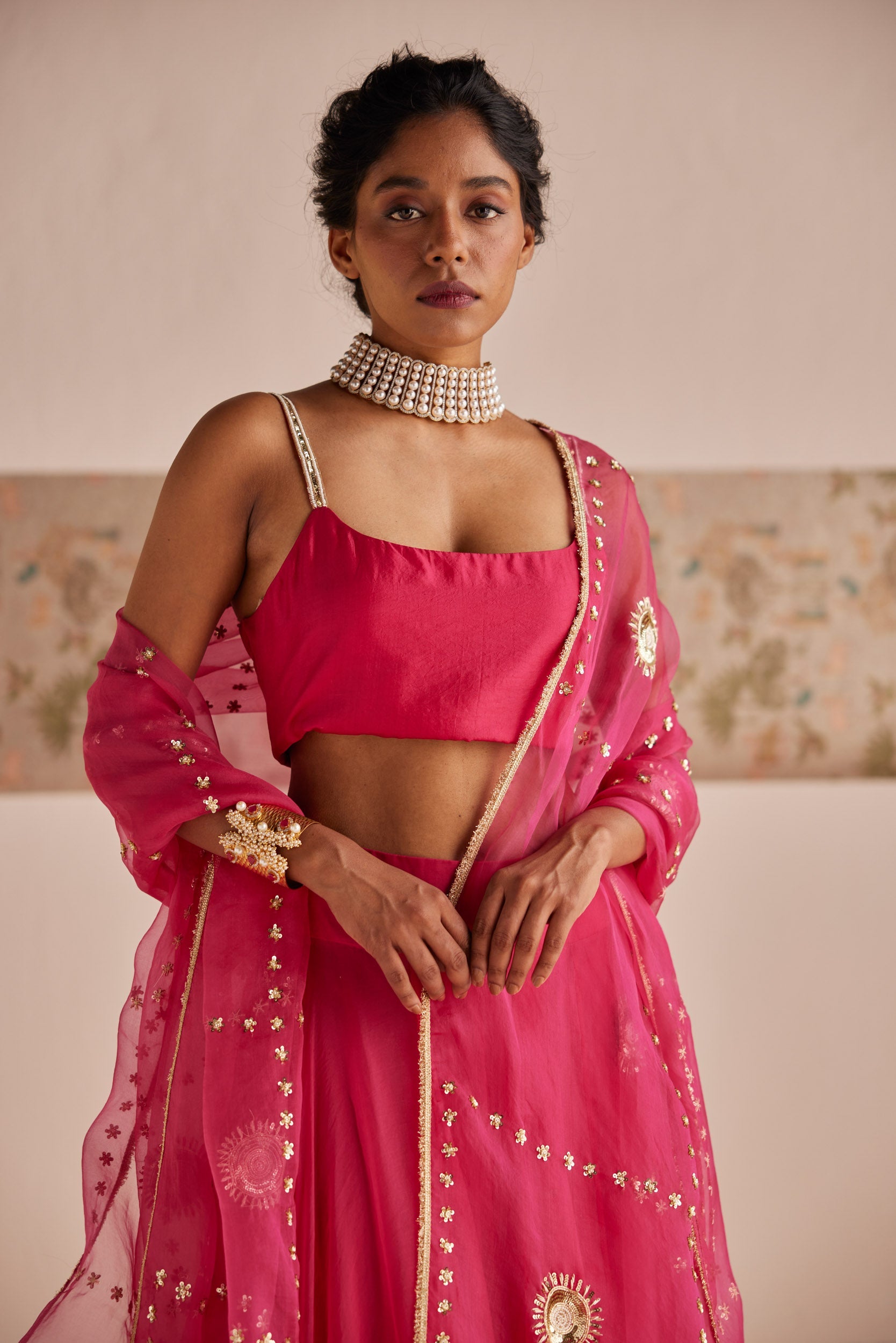 Pink Lehenga set - Suit
