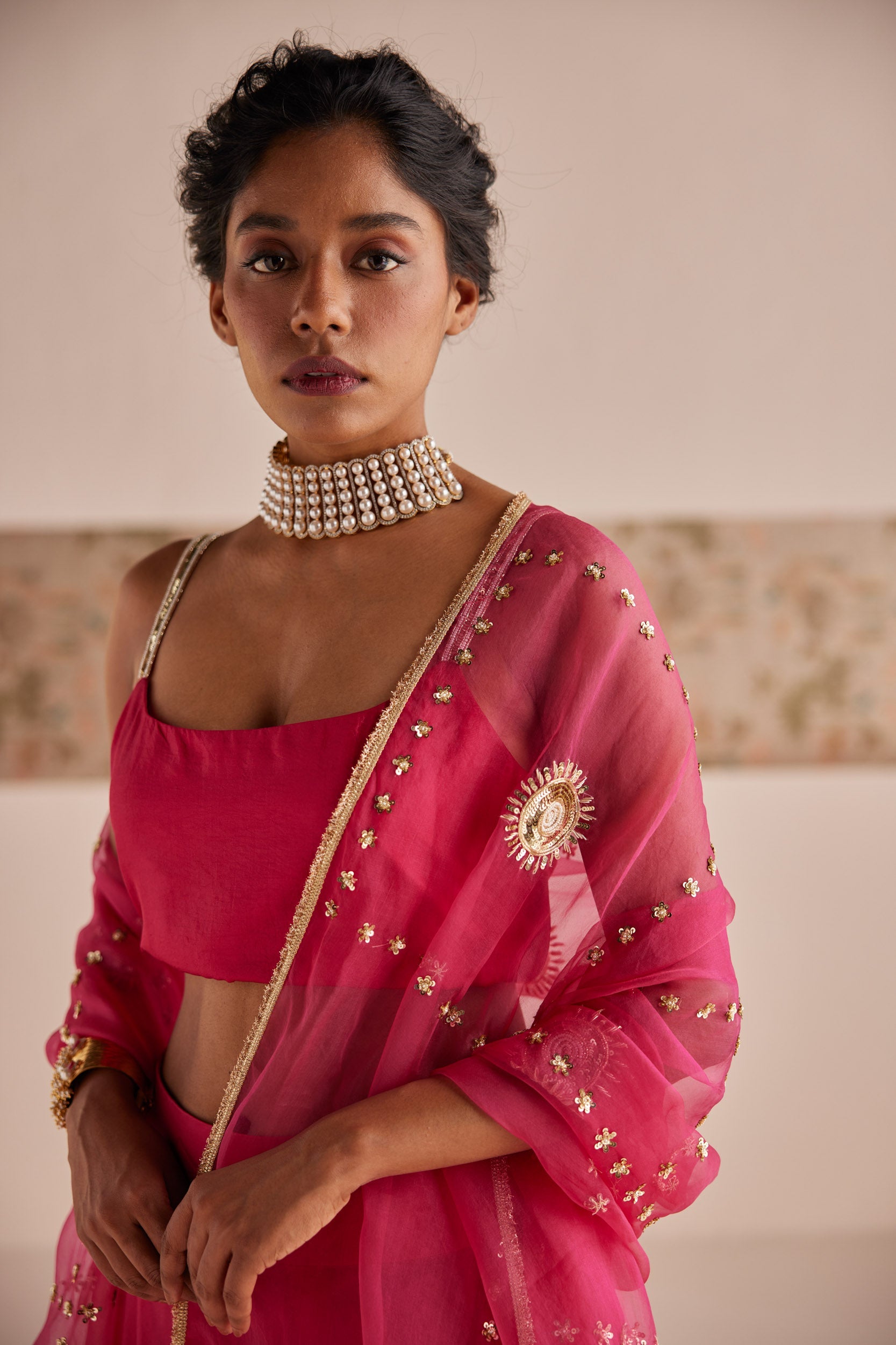 Pink Lehenga set - Suit