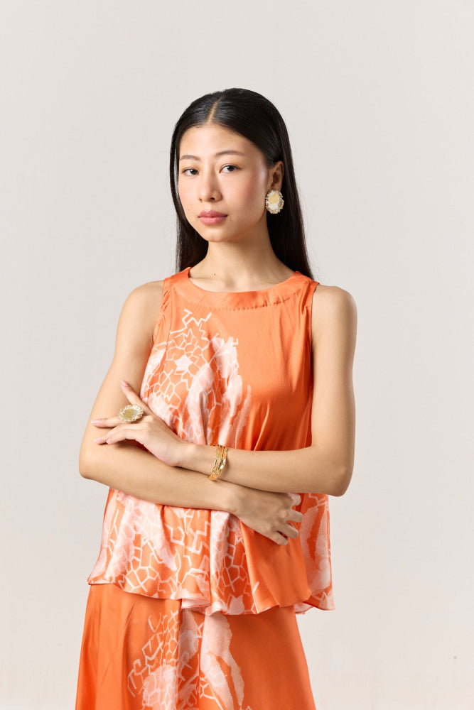 Rust Wing Skirt Set - XS - Skirt set