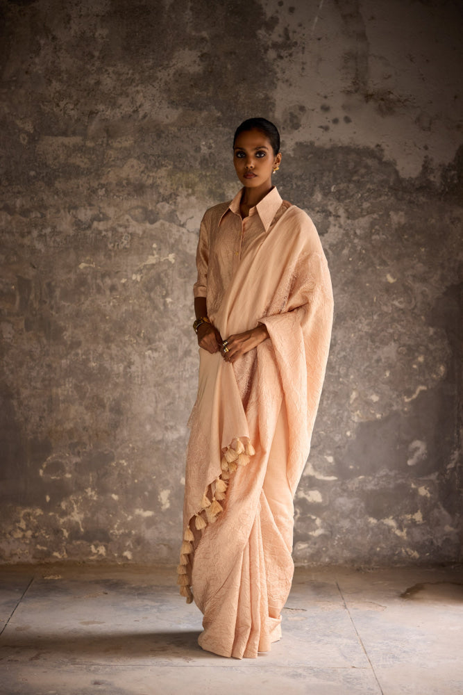 Sandstone Saree Set - Saree
