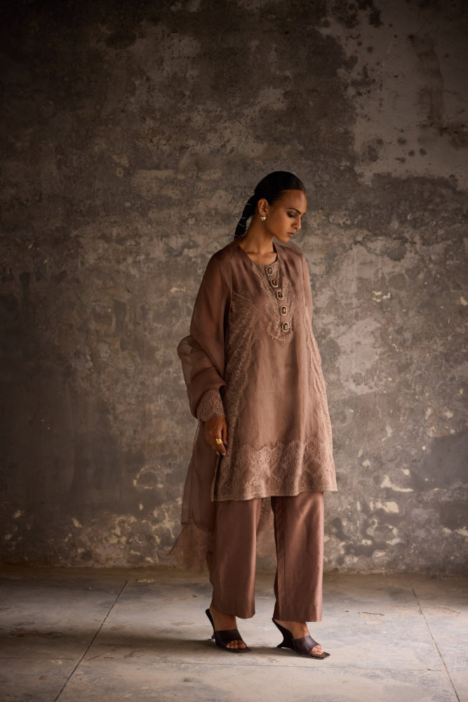 Smoky Topaz Kurta Set - kurta set
