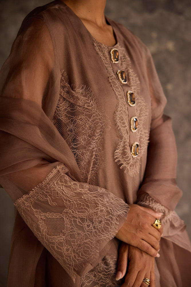 Smoky Topaz Kurta Set - kurta set