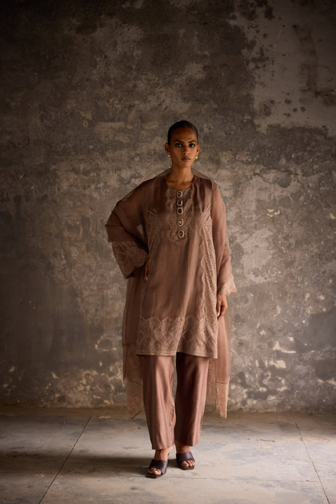Smoky Topaz Kurta Set - kurta set
