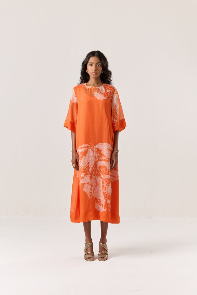 Tangerine Wing Dress - DRESS