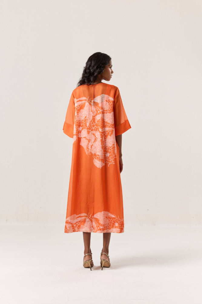 Tangerine Wing Dress - DRESS
