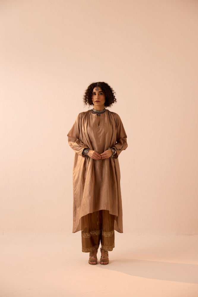 TAUPE KURTA SET - kurta set
