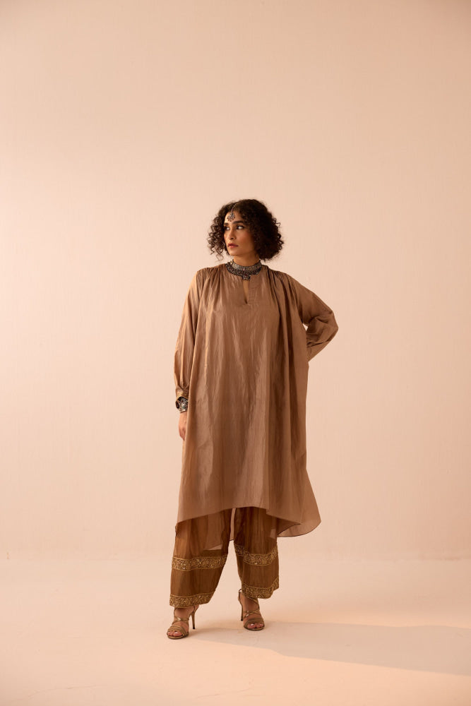 TAUPE KURTA SET - kurta set