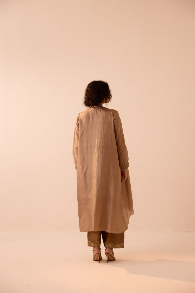 TAUPE KURTA SET - kurta set