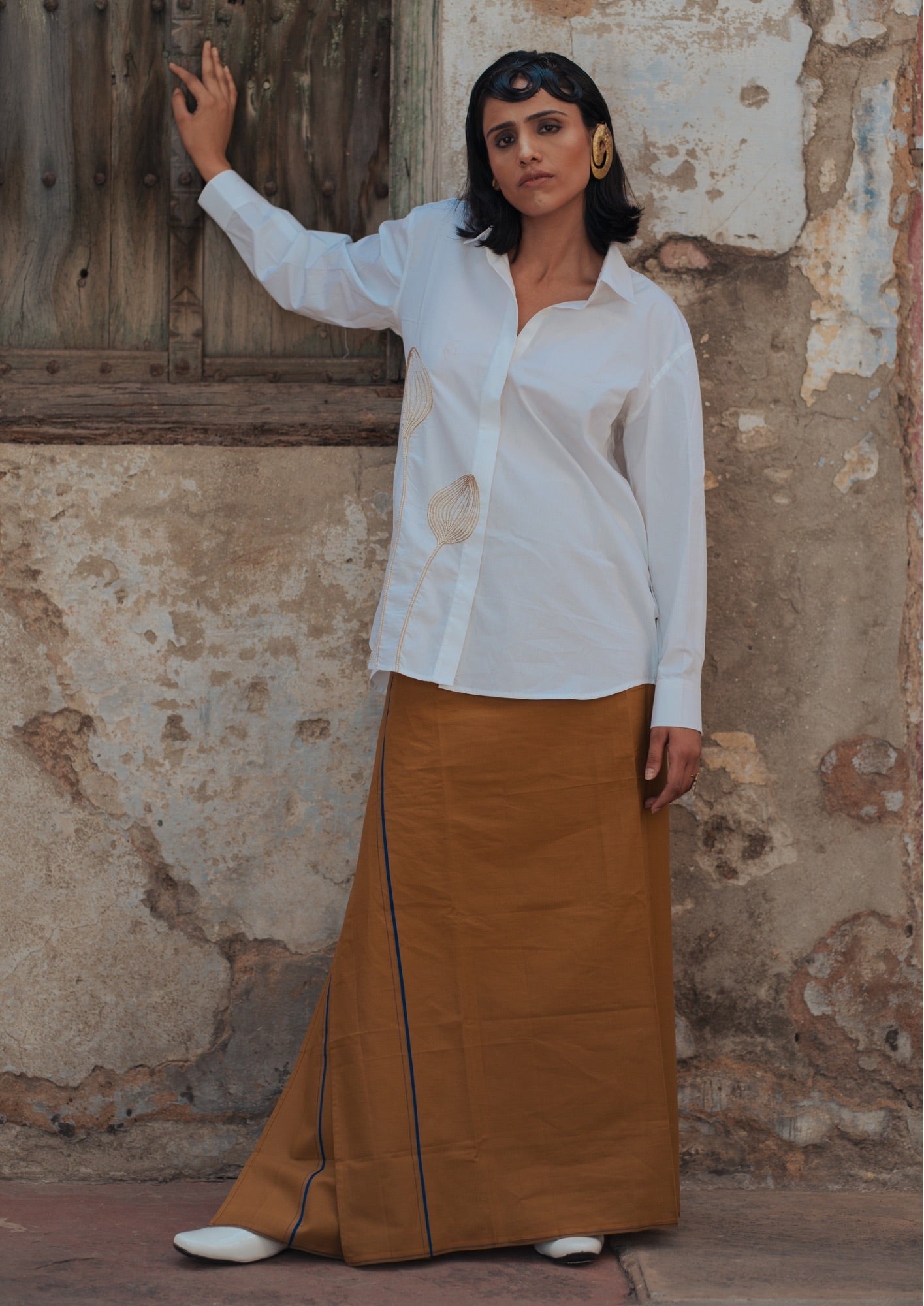 White Tulip Shirt - Shirt
