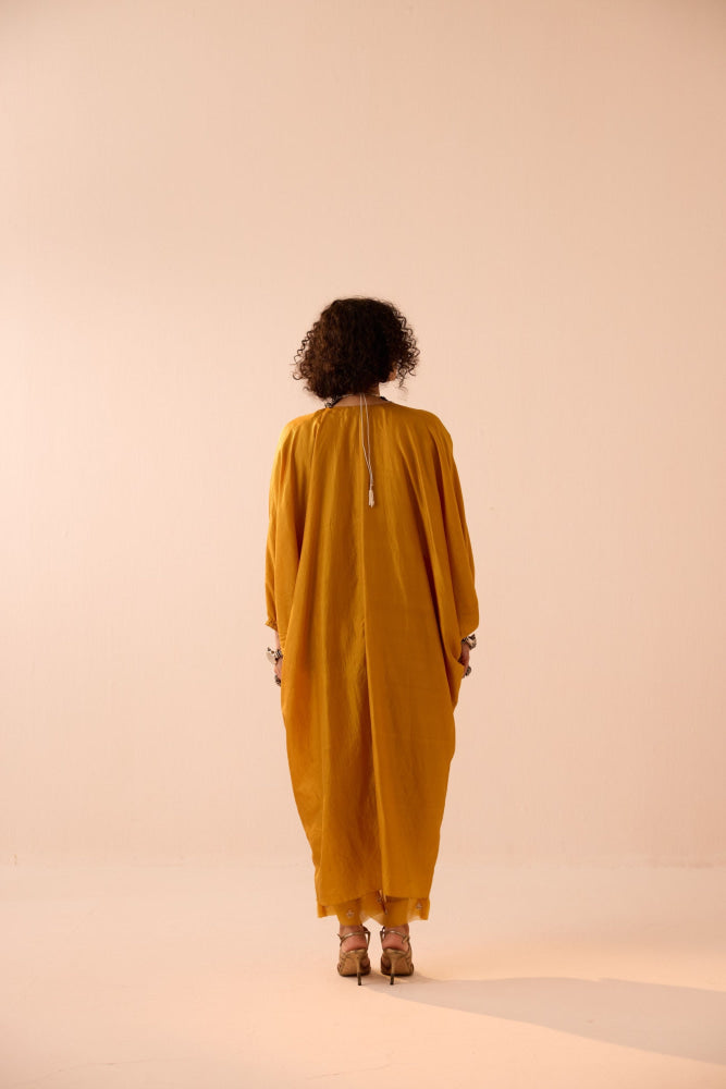 YELLOW KAFTAN COORD - Coord set
