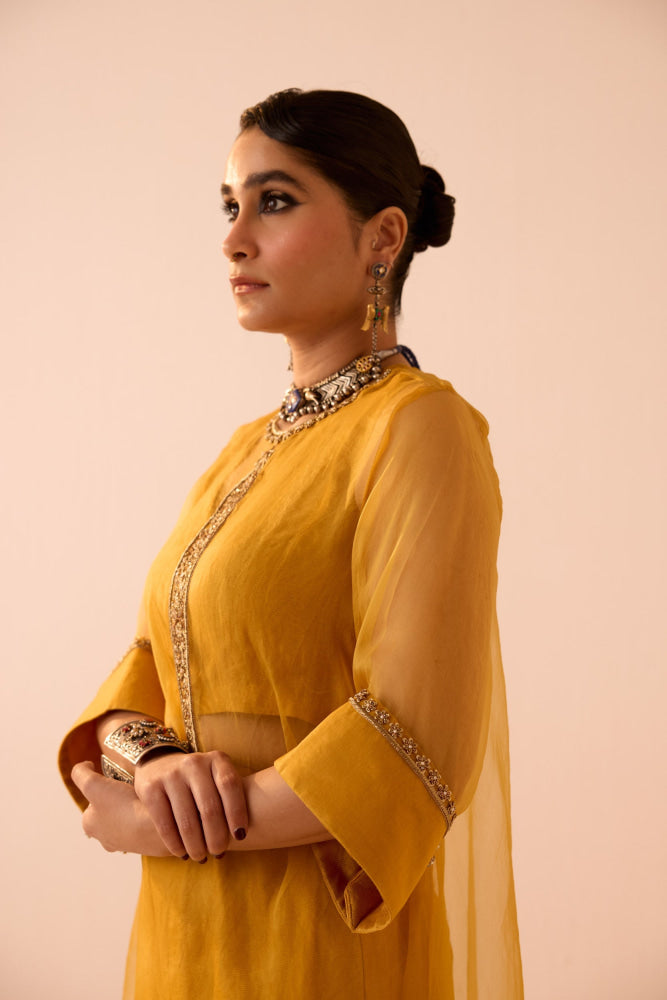 YELLOW OVERLAY COORD - Coord set