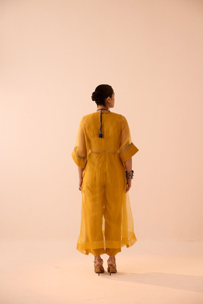 YELLOW OVERLAY COORD - Coord set