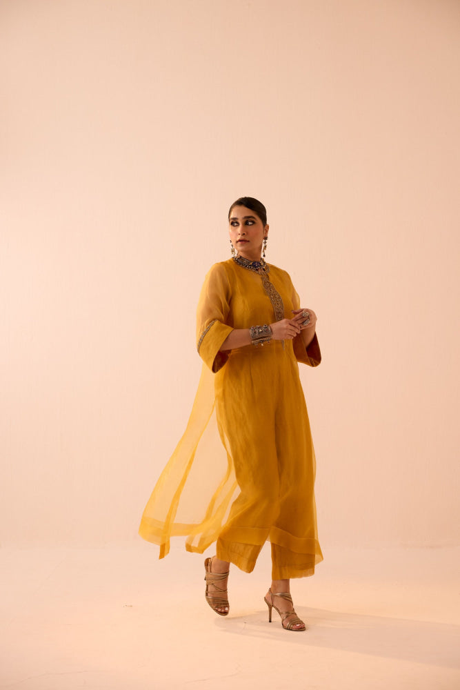 YELLOW OVERLAY COORD - Coord set