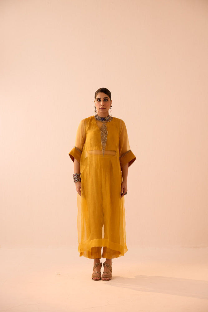YELLOW OVERLAY COORD - Coord set
